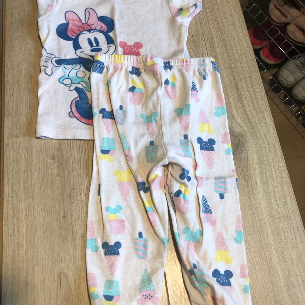 Disney Minnie Mouse Kids Pajamas - Multicolor